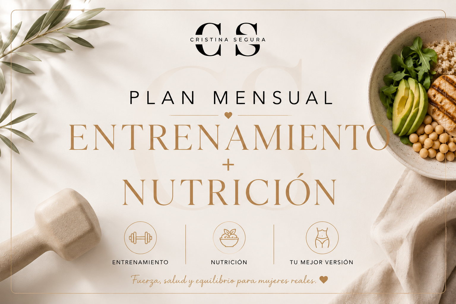 PLAN MENSUAL · ENTRENAMIENTO + NUTRICIÓN